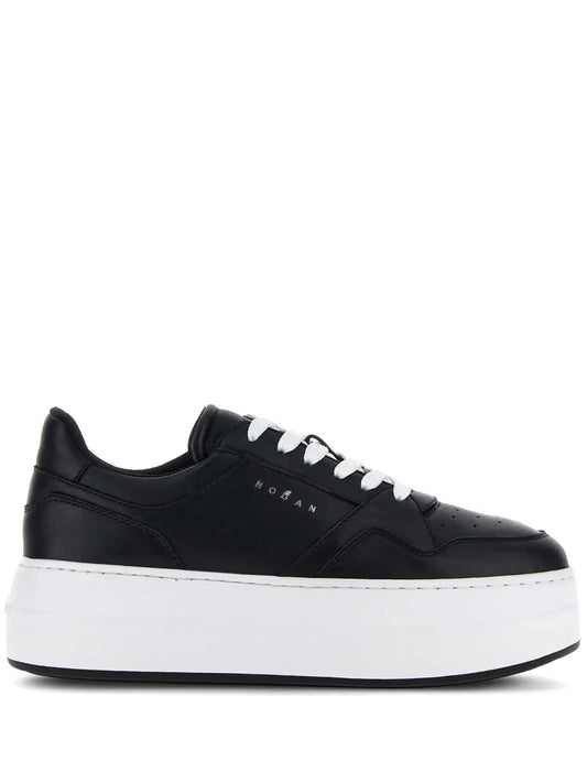 Hogan H670 flatform leather sneakers