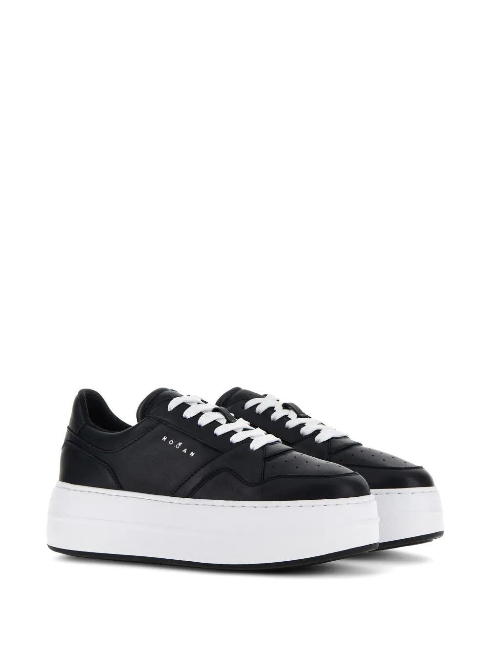 Hogan H670 flatform leather sneakers