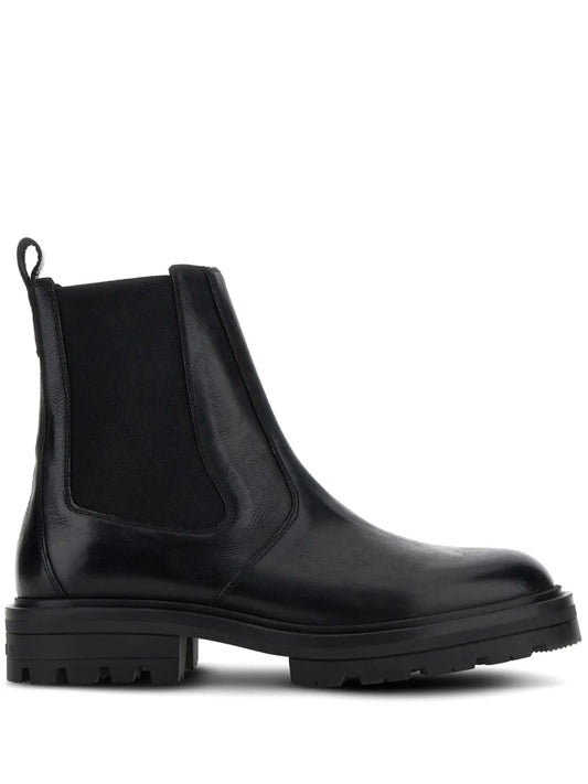 Hogan H673 leather Chelsea boots