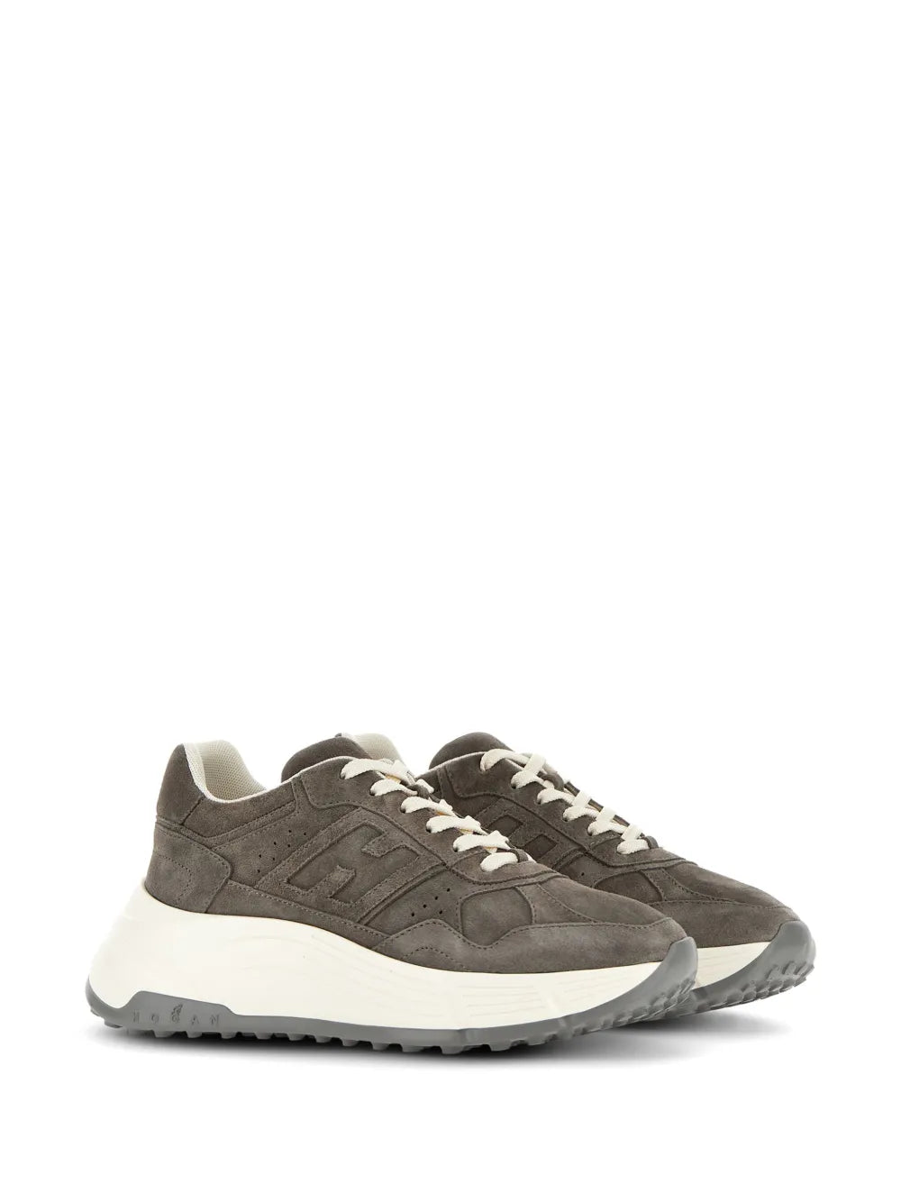 Hogan H669 lace-up suede shoes