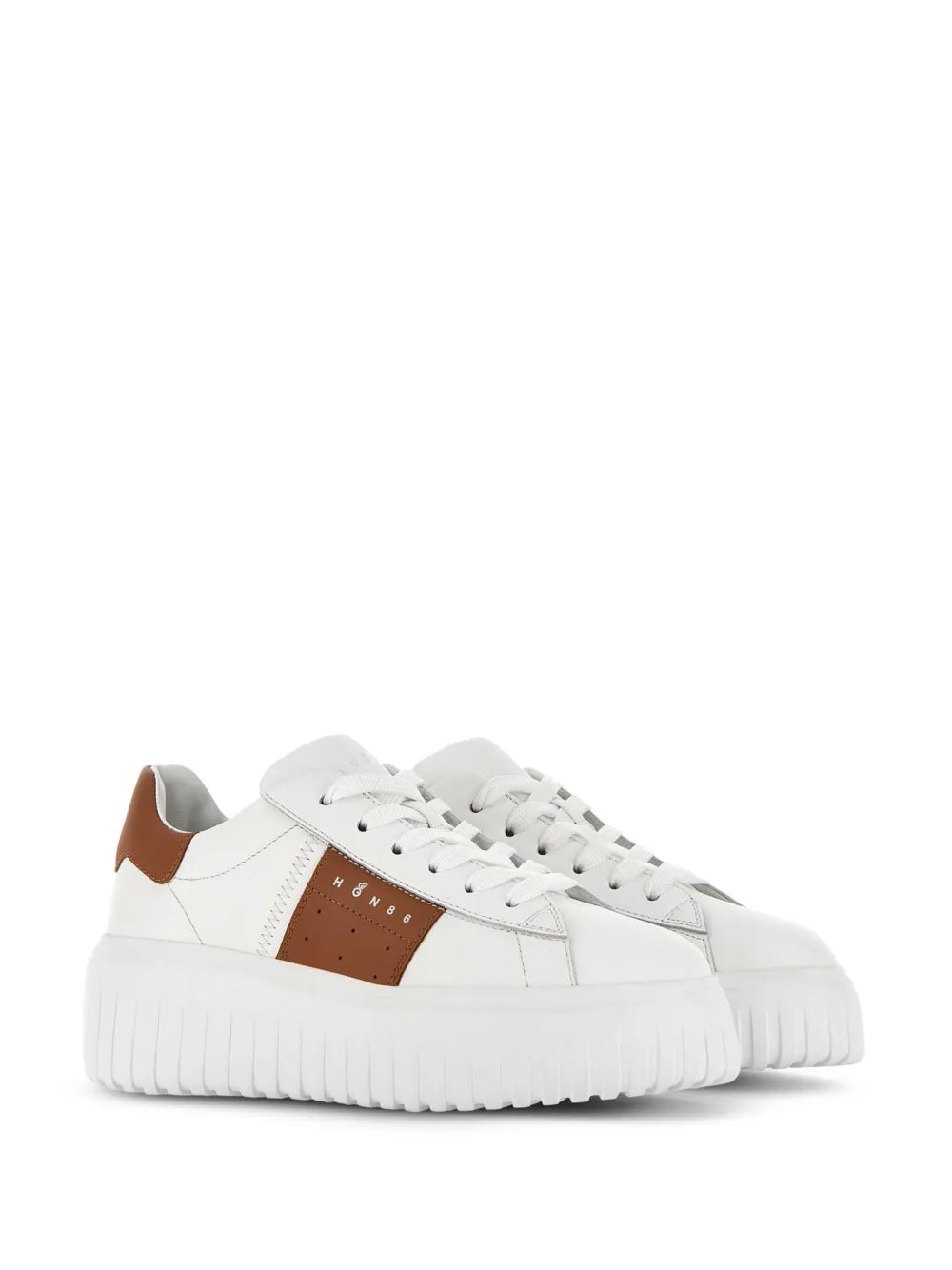 Hogan H-Stripes lace-up leather sneakers 