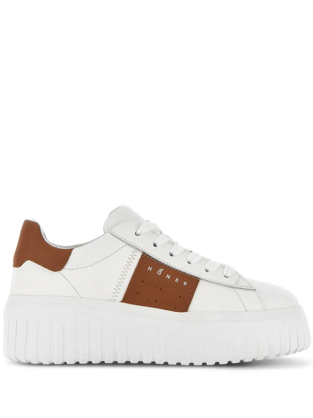 Hogan H-Stripes lace-up leather sneakers 