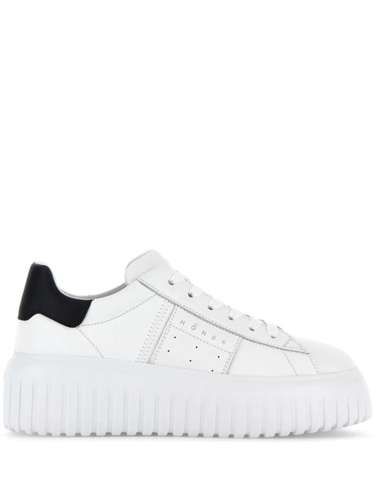 Hogan H-Stripes lace-up leather sneakers 