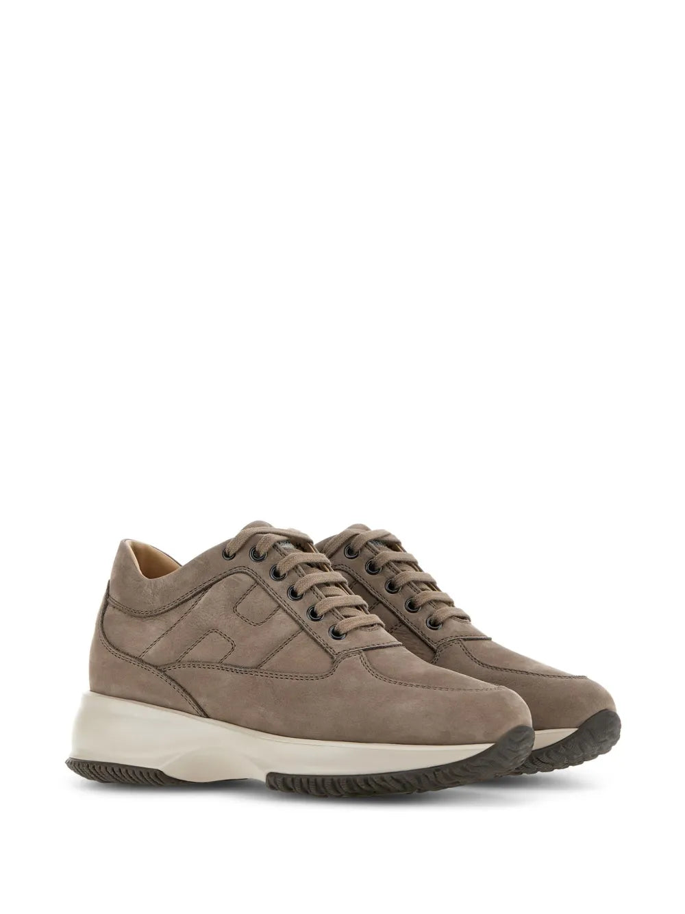 Hogan Interactive lace-up suede sneakers