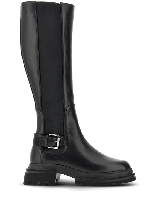 Hogan buckled knee-high boots