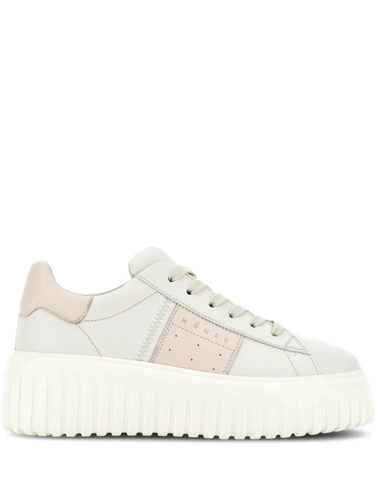 Hogan H-Stripes lace-up leather sneakers 