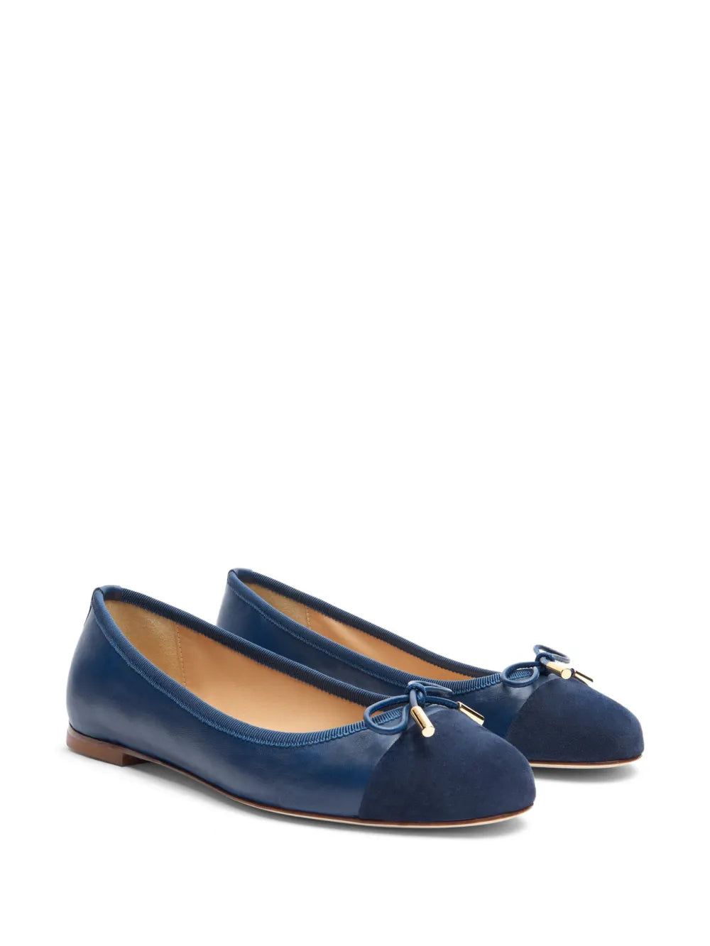Scarosso Carla bow-detailing leather ballerinas 