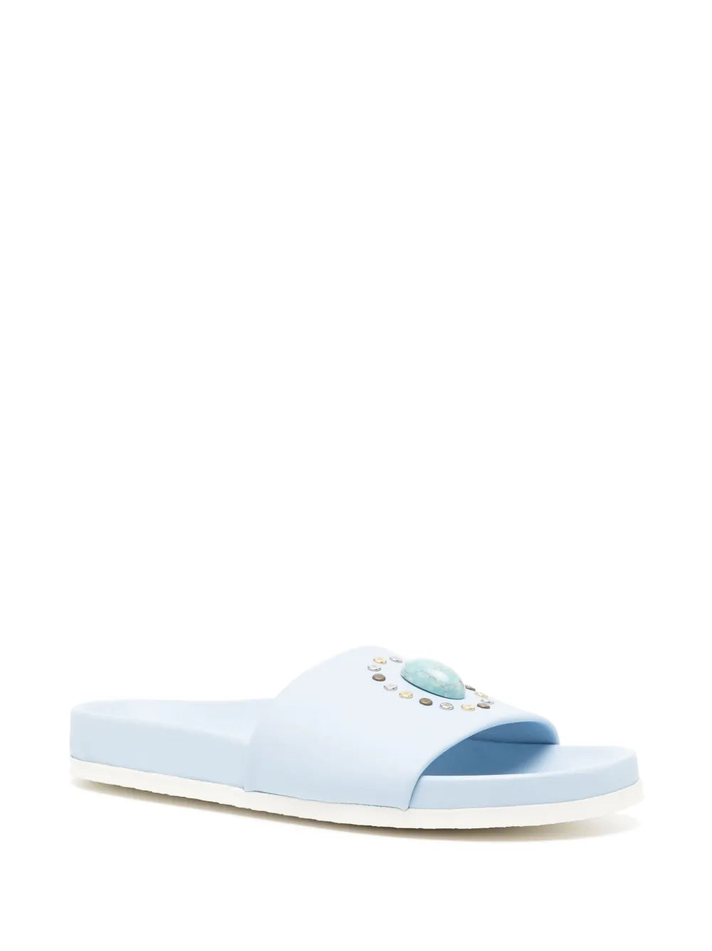 Madison.Maison Athena Sky Blue Open Toe Sandal