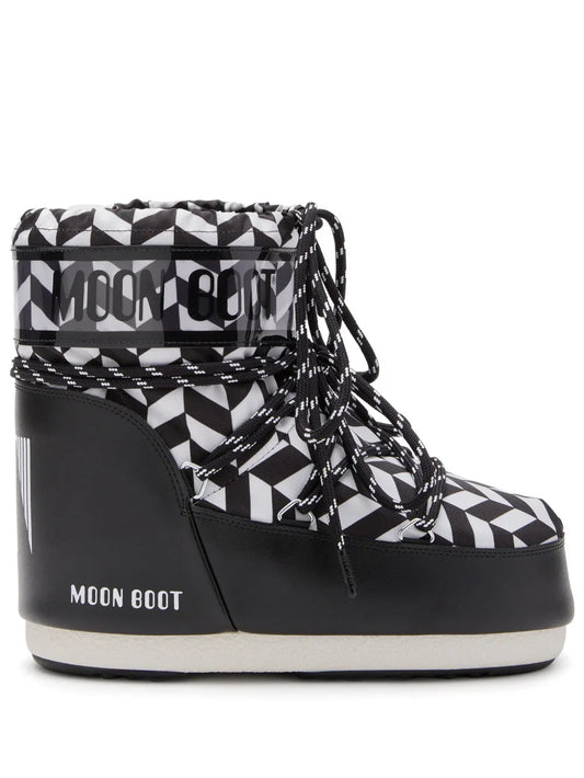 Moon Boot Icon geometric-pattern print boots
