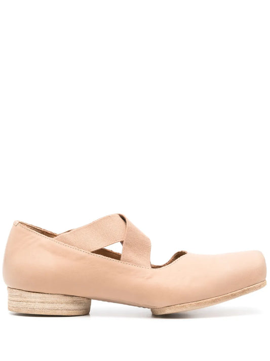 Uma Wang crossed strap ballerinas