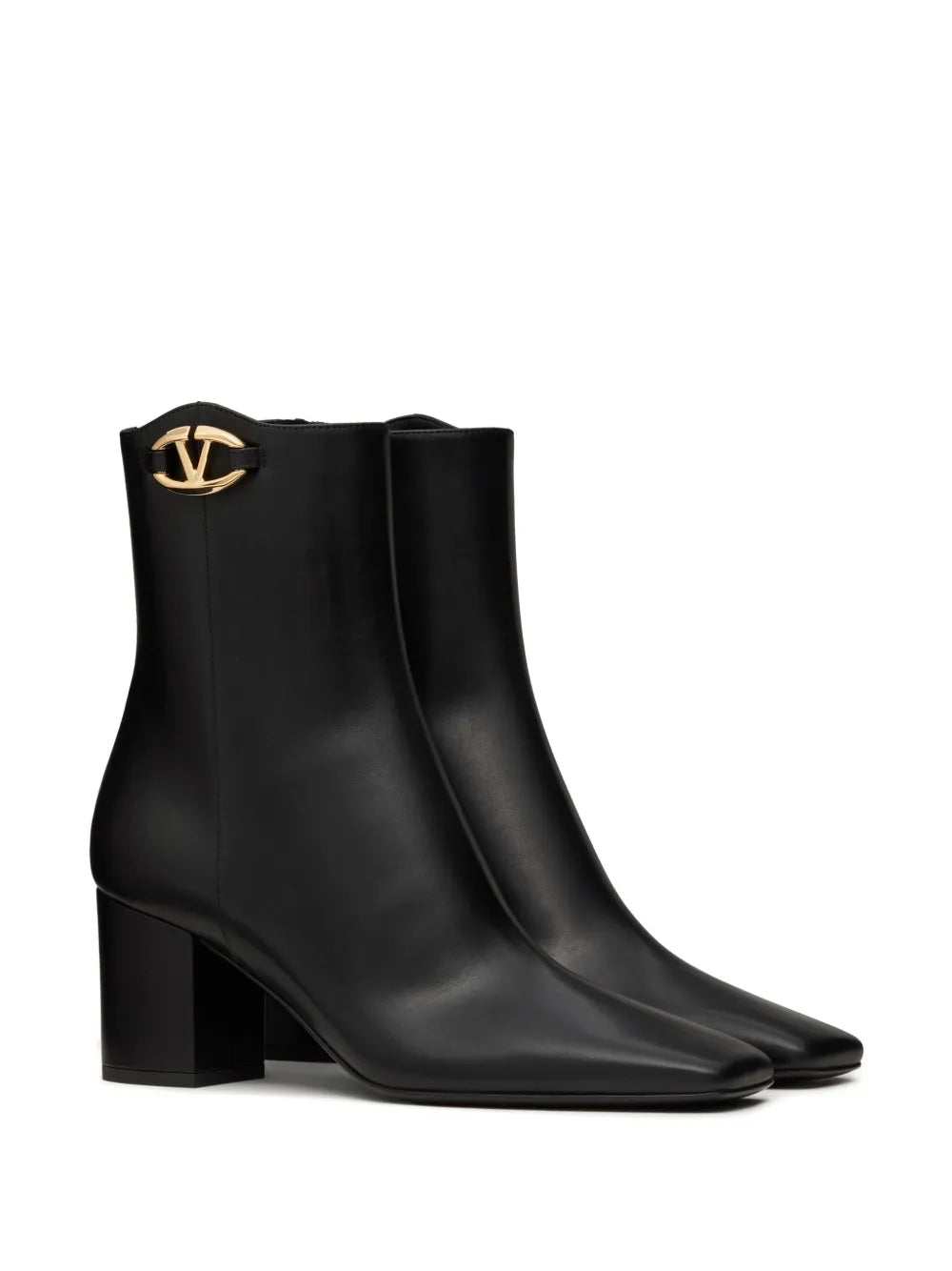 Valentino Garavani VLogo 70mm leather ankle boots