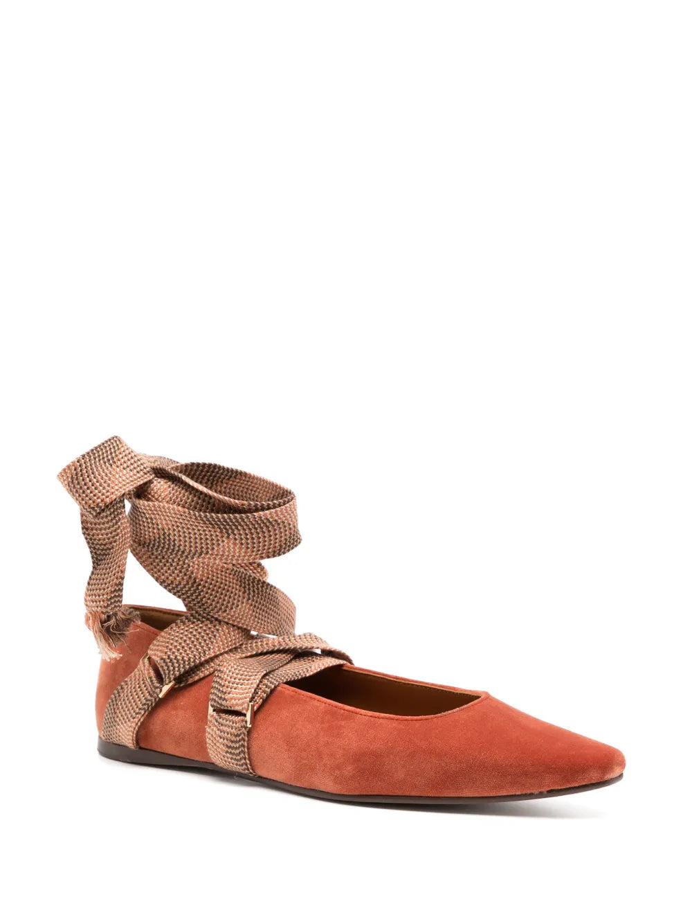 Ulla Johnson Arlo velvet ballerina shoes