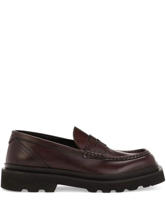 Dolce & Gabbana logo sole loafers 