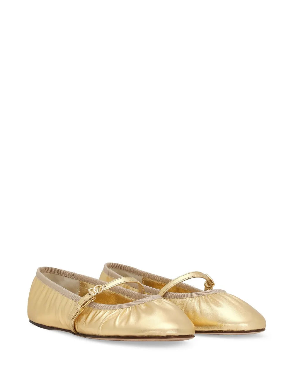 Dolce & Gabbana leather ballerina shoes