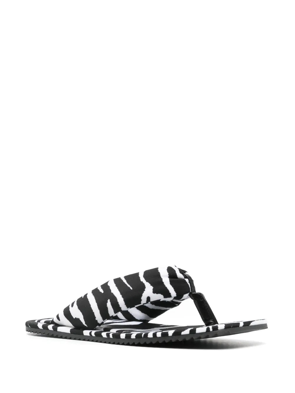 The Attico zebra-print slides