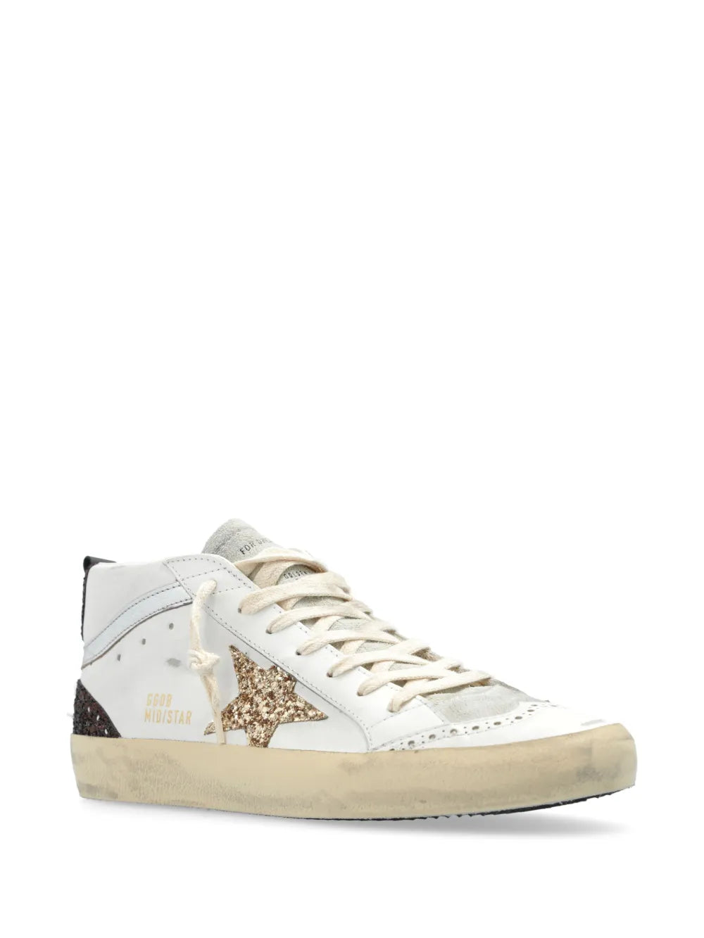 Golden Goose Mid Star glitter-detail sneakers