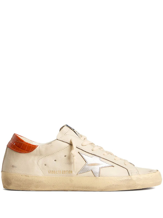 Golden Goose Super Star panelled leather sneakers