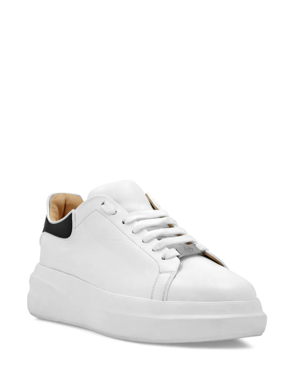 Philipp Plein Lo-Top Leather Sneakers