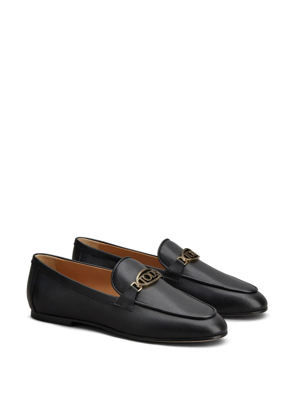 Tod's logo-plaque leather loafers 