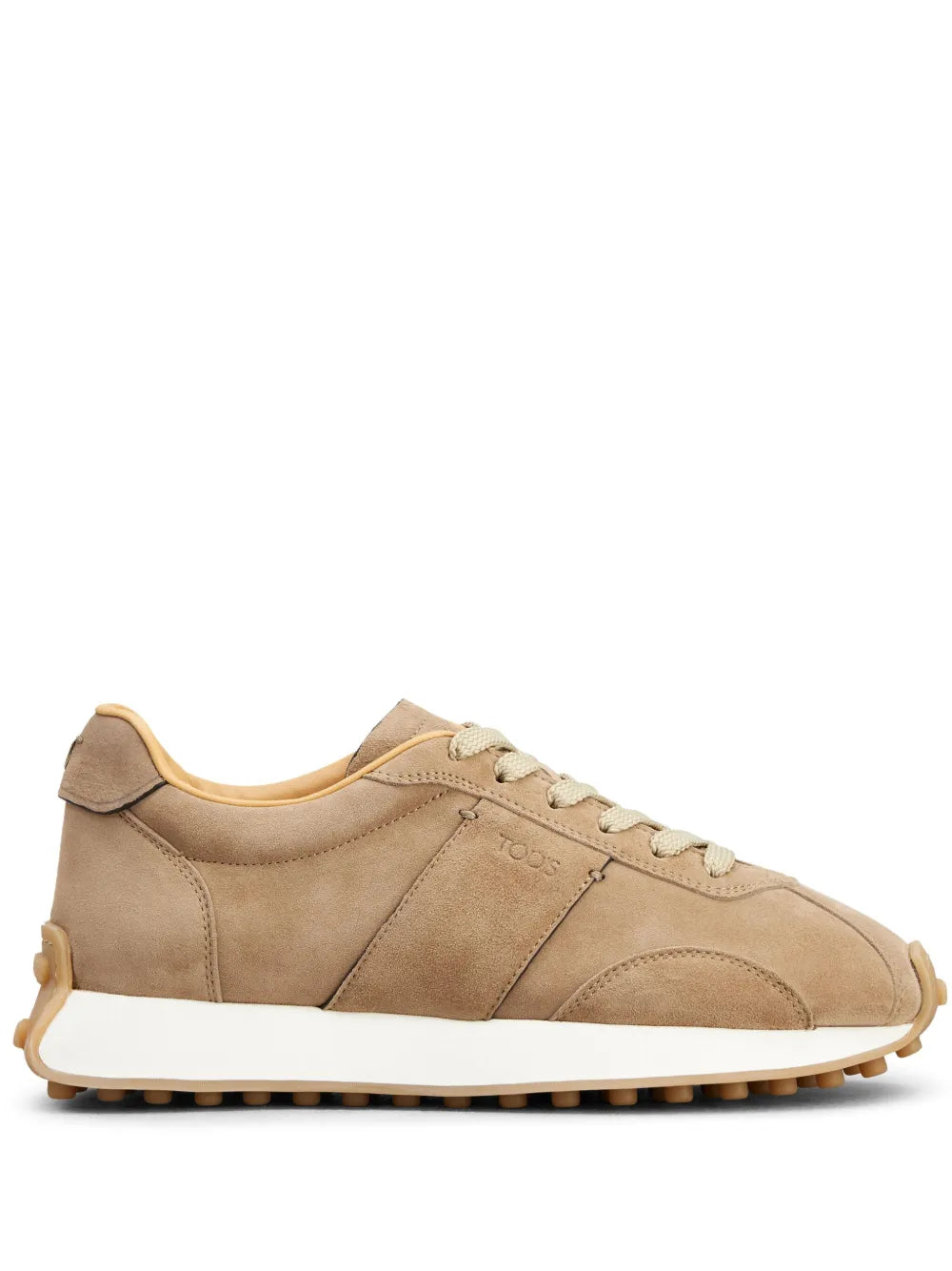 Tod's panelled suede lace-up sneakers