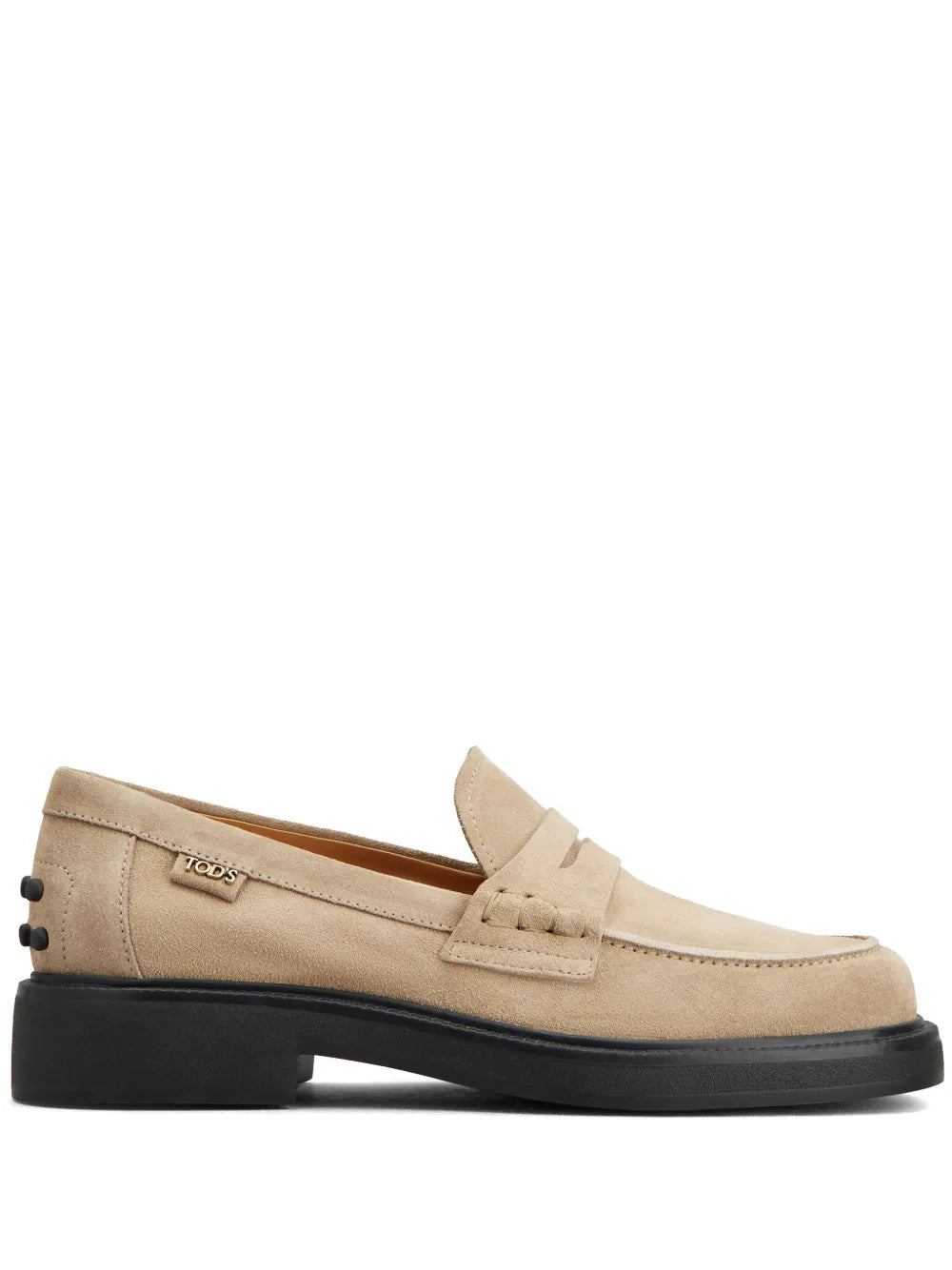 Tod's penny-slot suede loafers