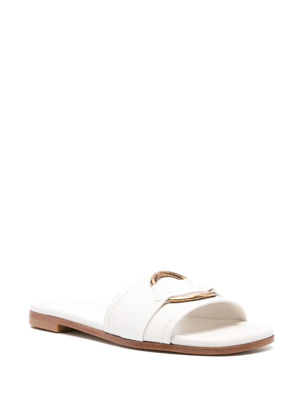 Moncler Bell leather slides