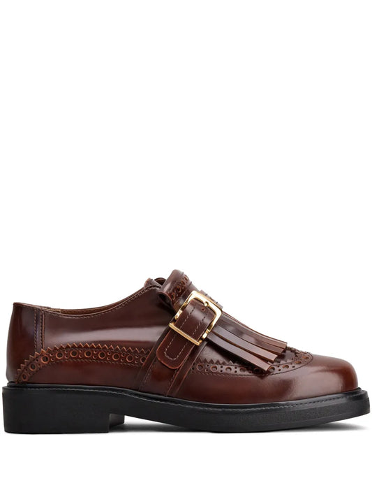 Tod's leather brogue shoes