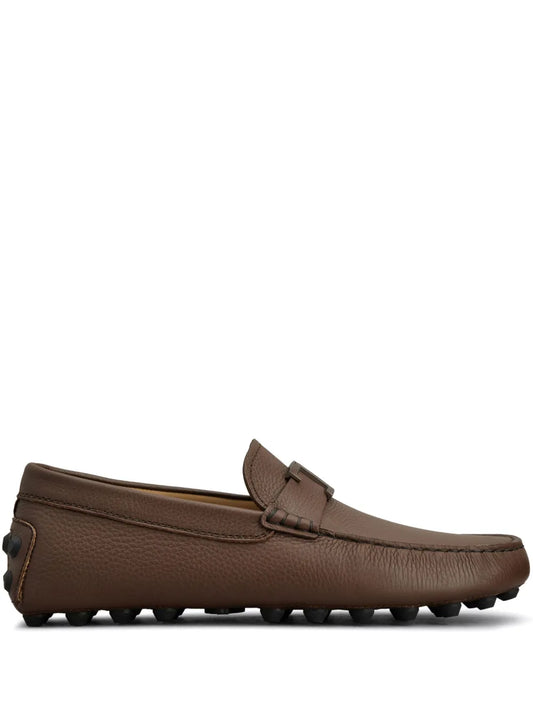 Tod's T logo leather loafers
