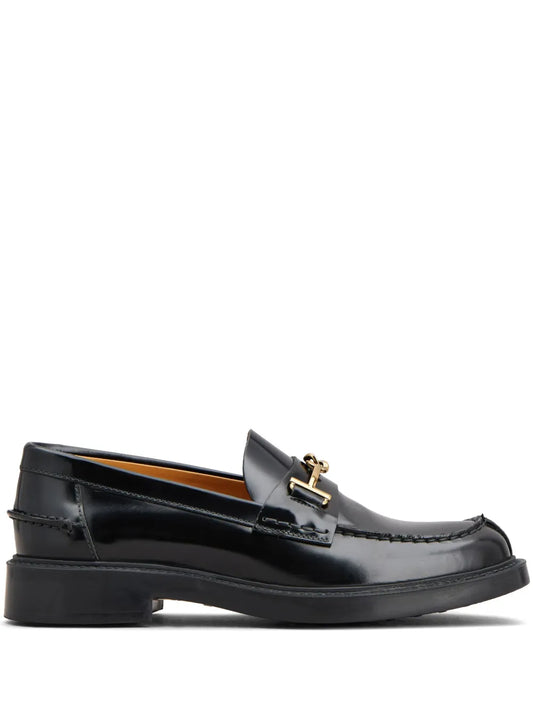 Tod's logo-plaque leather loafers