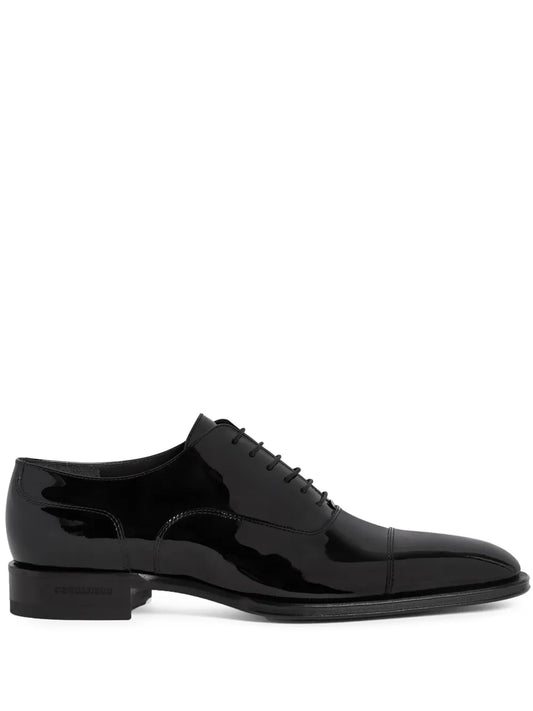 DSQUARED2 patent leather lace-up shoes