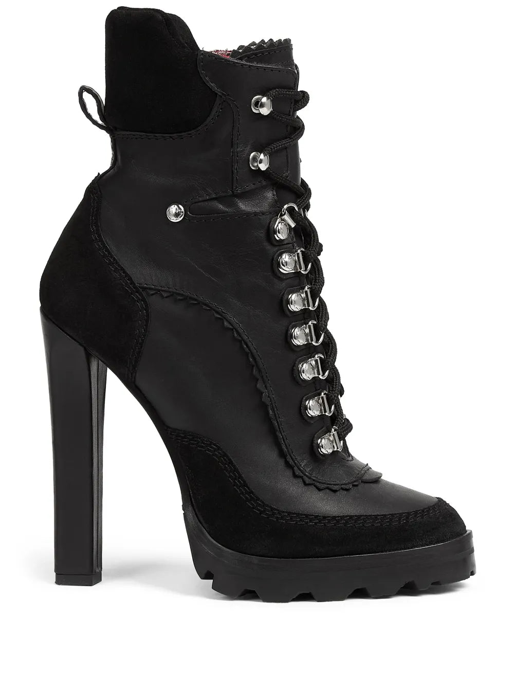 DSQUARED2 120mm round-toe leather boots