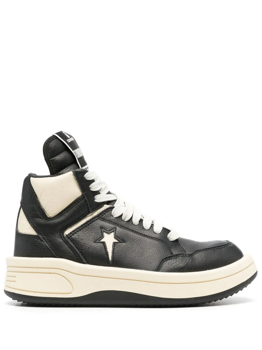 Rick Owens DRKSHDW x DRKSHDW Turbowpn leather sneakers