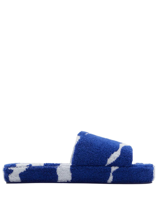 Burberry Snug cotton-towelling slippers