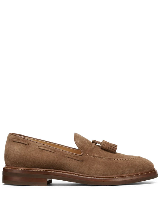 Brunello Cucinelli suede loafers