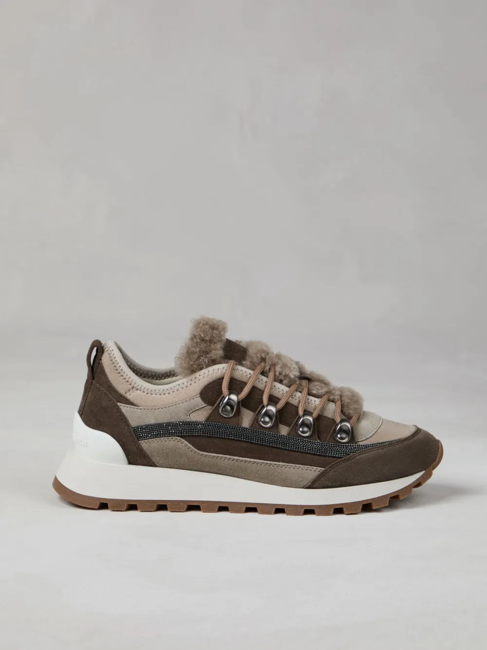 Brunello Cucinelli panelled sneakers