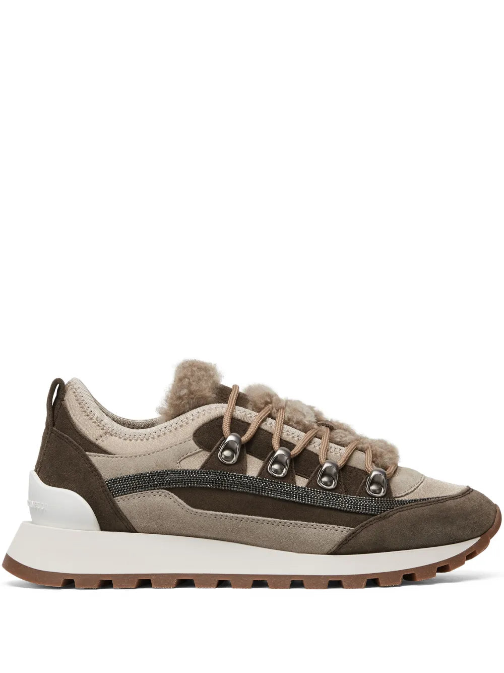 Brunello Cucinelli panelled sneakers