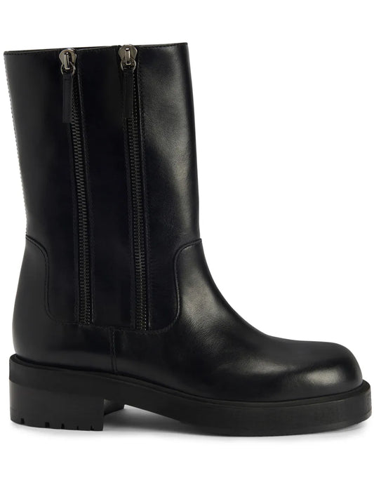 Giuseppe Zanotti Faustus leather mid-calf boots