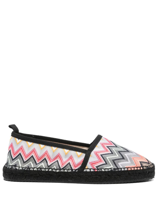 Missoni chevron-knit espadrilles