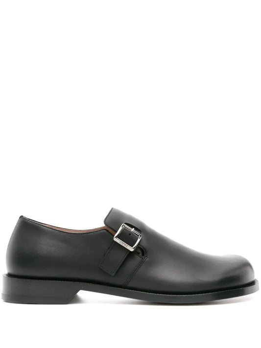 LOEWE Campo leather monk shoes