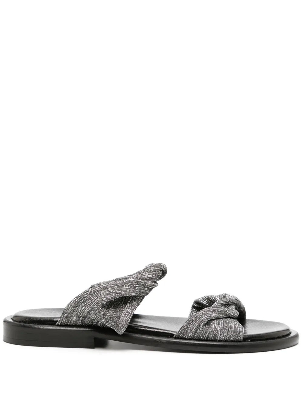 IRO Twist Glitter flat slides
