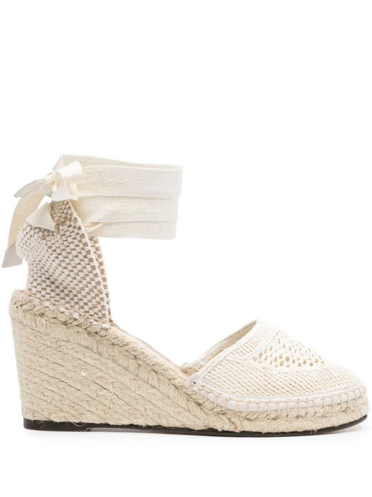 ISABEL MARANT Alfafi 80mm crochet espadrilles