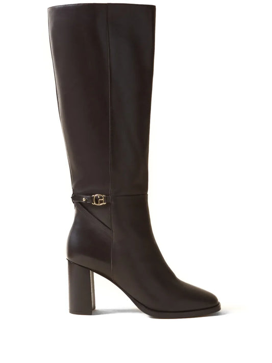Claudie Pierlot 75mm CP logo boots