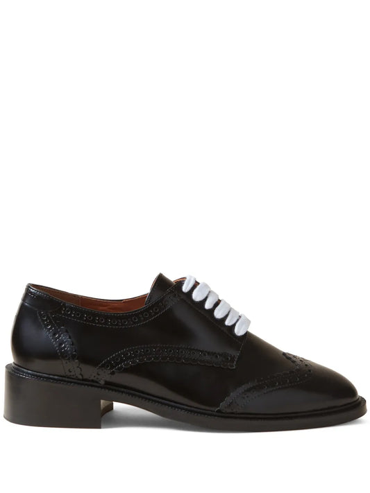 Claudie Pierlot patent leather Derby shoes