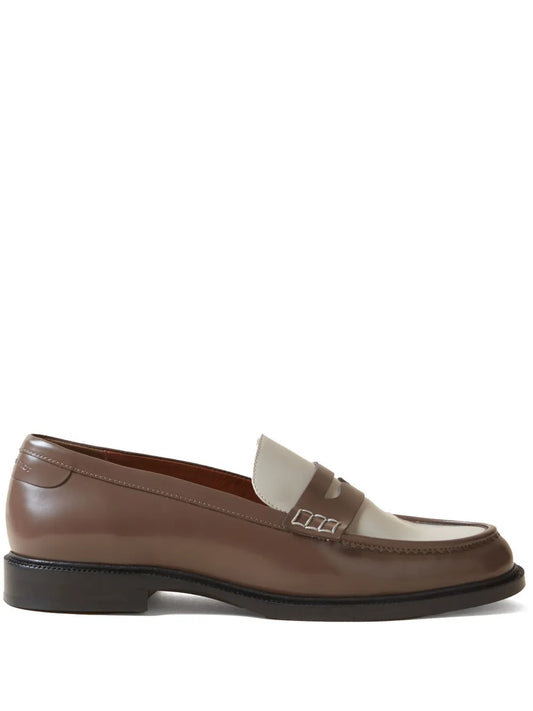 Claudie Pierlot two-tone patent leather loafers