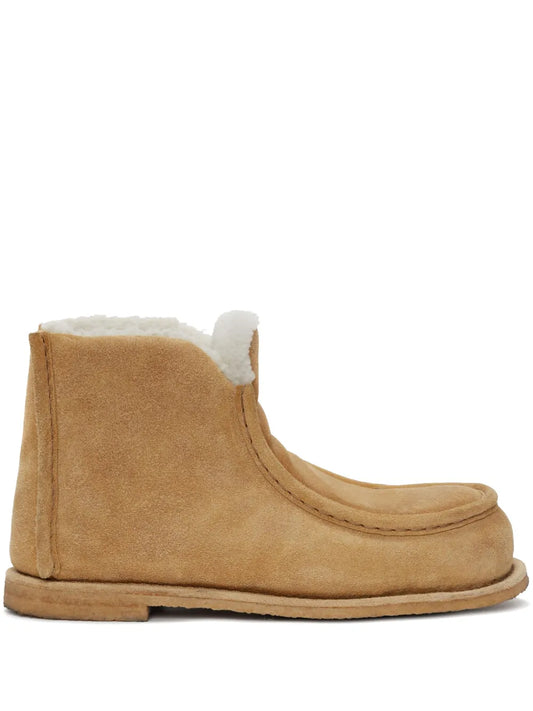 JW Anderson padded ankle suede boots 