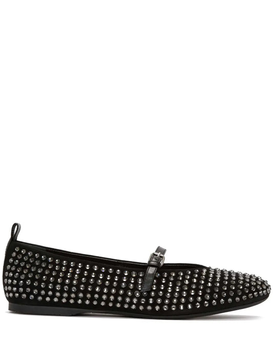 JW Anderson crystal-embellished ballerina shoes 