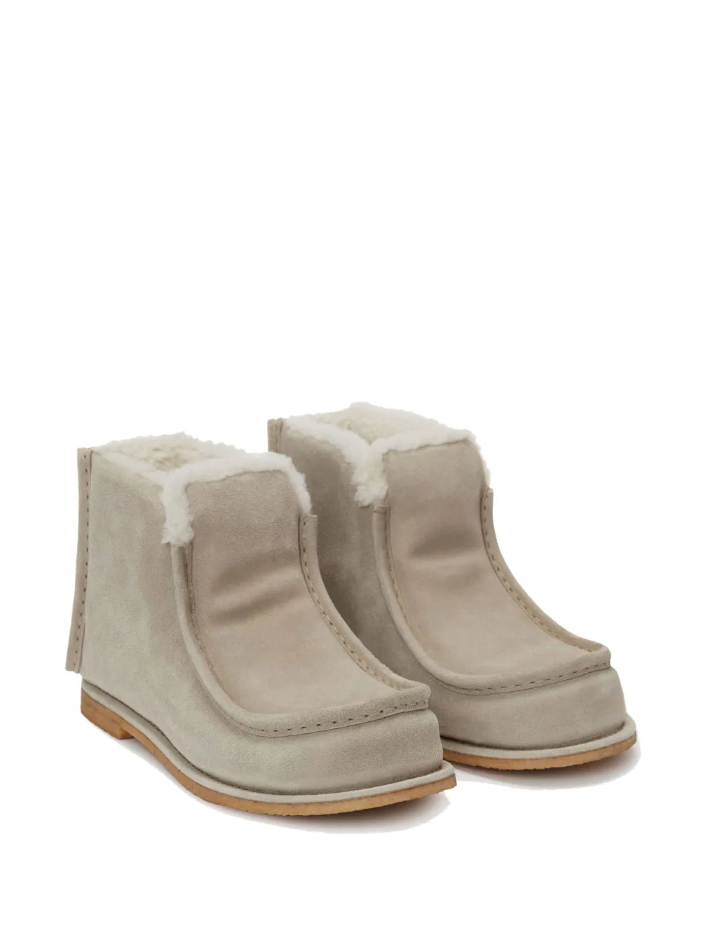 JW Anderson padded ankle suede boots 