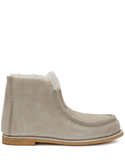 JW Anderson padded ankle suede boots 