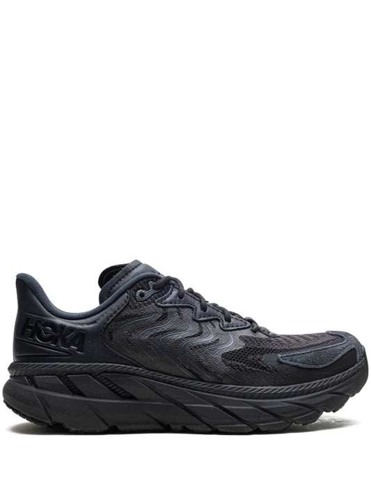 HOKA One Clifton LS "Black/Asphalt" sneakers