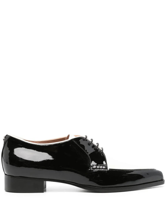 Alberta Ferretti patent-leather brogue shoes